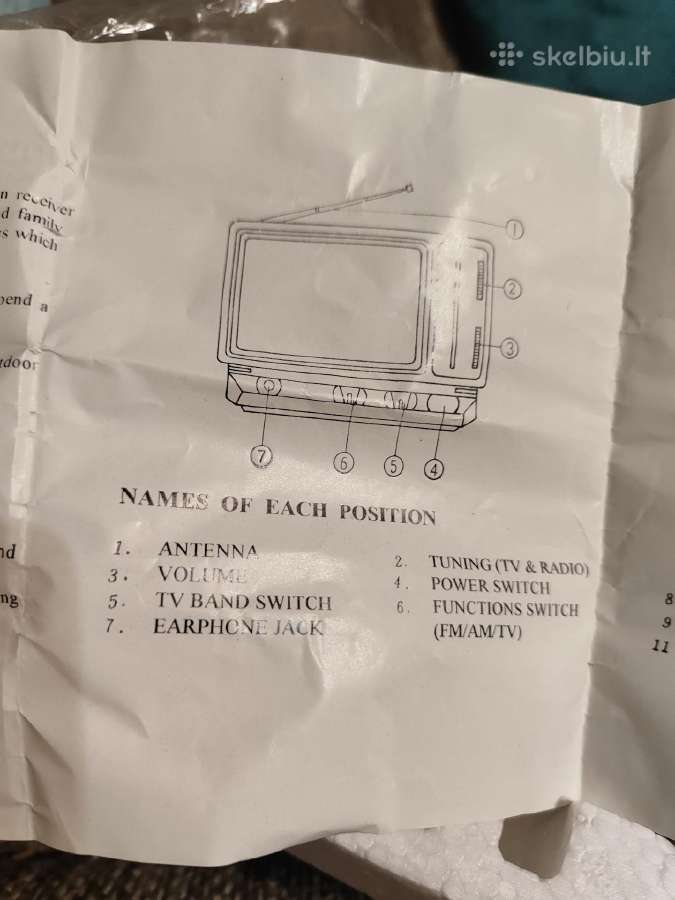 Vintažinis televizorius - nuotraukos Nr. 6