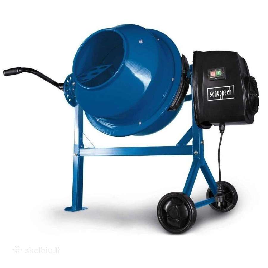 Betono maišyklė 63l, 220w, Scheppach Mix65l