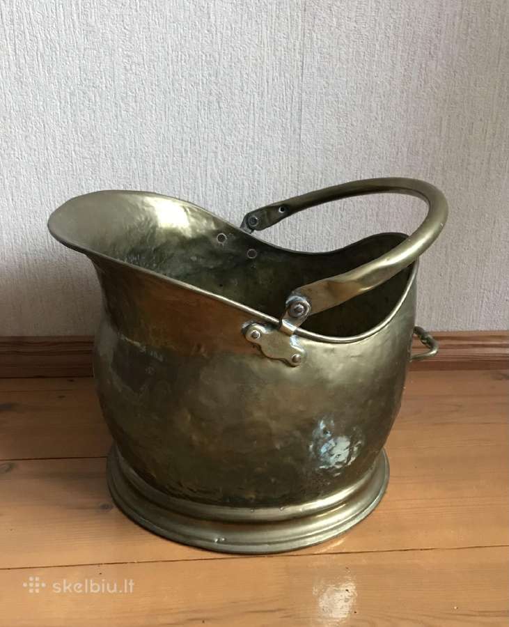 Antikvarinis žalvarinis kibiras - nuotraukos Nr. 7