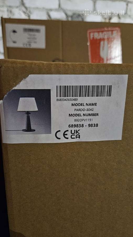 Parduodu 2 naujas stalines lempas po 15 Eur - nuotraukos Nr. 2