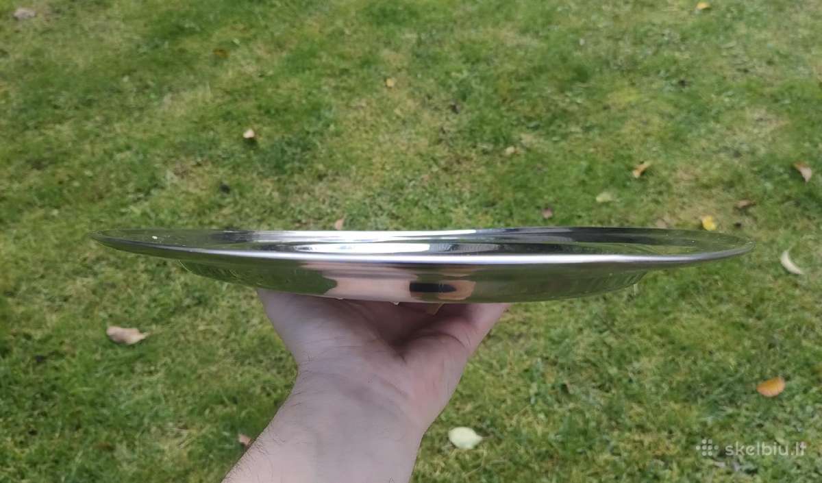 Metalinis padėklas, padėklai 2vnt,1.3€ už abu - nuotraukos Nr. 3