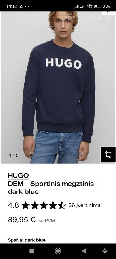 Vyriskas dzemperis Hugo. - nuotraukos Nr. 8