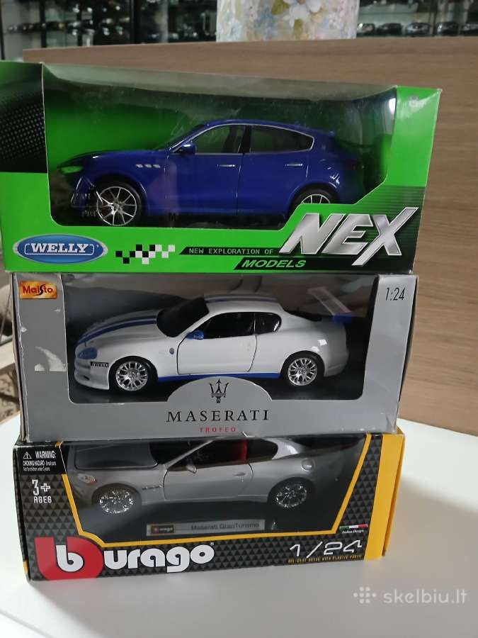 Maserati modeliukai 1:24