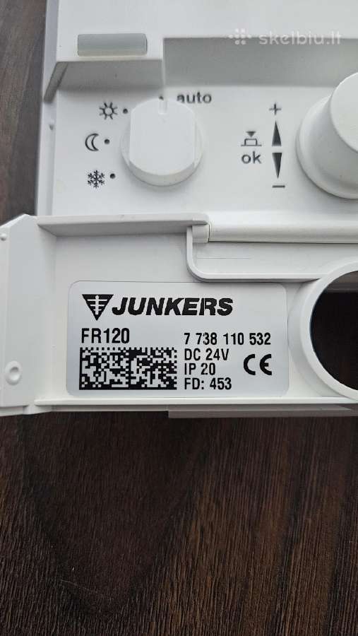 Junkers katilo valdymo skydelis Fr120 - nuotraukos Nr. 3