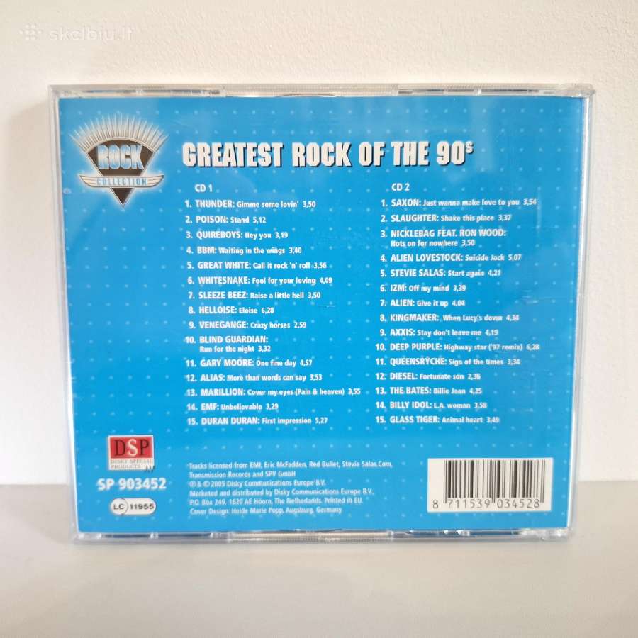 Greatest Rock Of The 90s (2 x CD, rinkinys) - nuotraukos Nr. 2