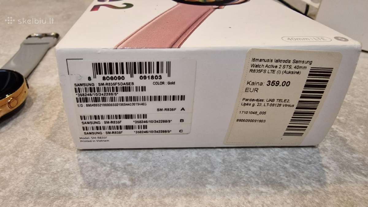 Samsung watch active 2 sts - nuotraukos Nr. 7