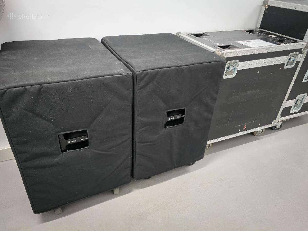 D&b audiotechnik Q10 + Q-sub koncertinės kolonėlės - nuotraukos Nr. 11