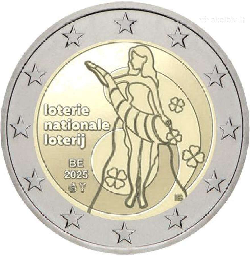 2 eurų Belgijos Unc proginės monetos - nuotraukos Nr. 2
