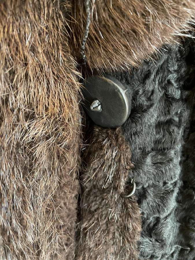 Tikro kailio kailiniai Karakulio kailiniai vintage - nuotraukos Nr. 4