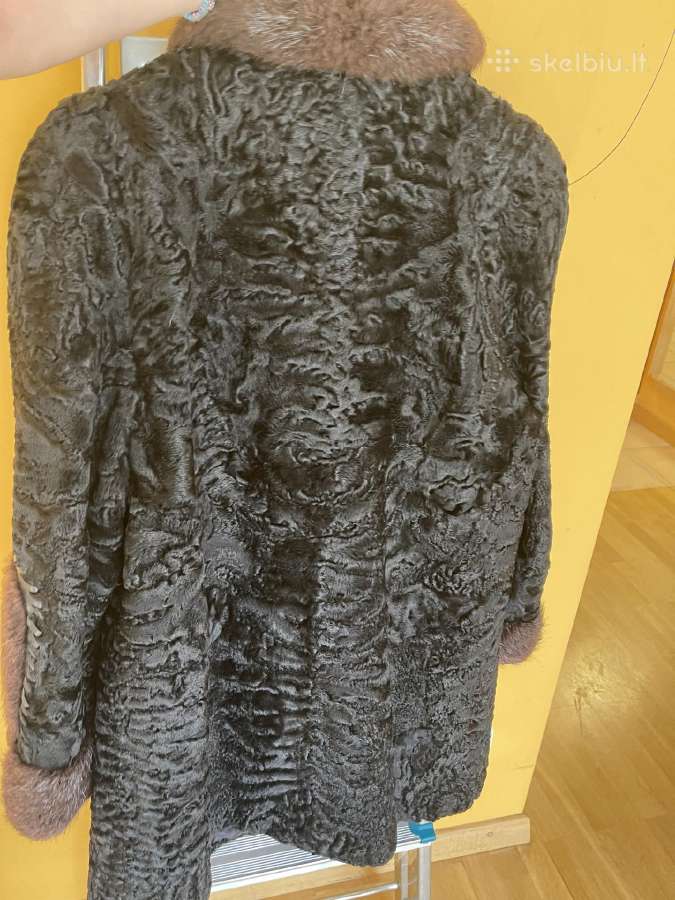 Tikro kailio kailiniai Karakulio kailiniai vintage - nuotraukos Nr. 8