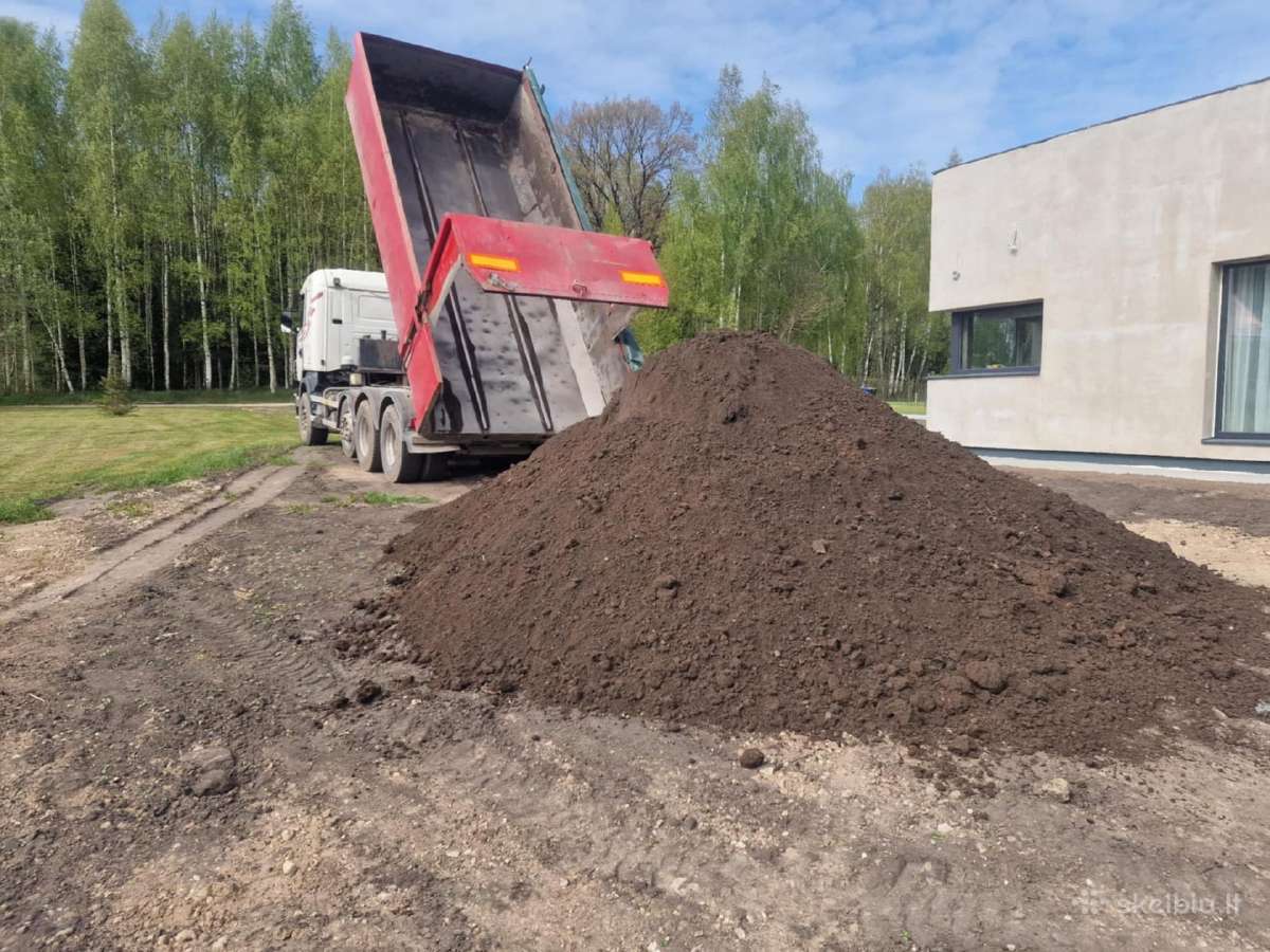 Skalda,žvyras,smėlis,juodžemis,maltas betonas - nuotraukos Nr. 2