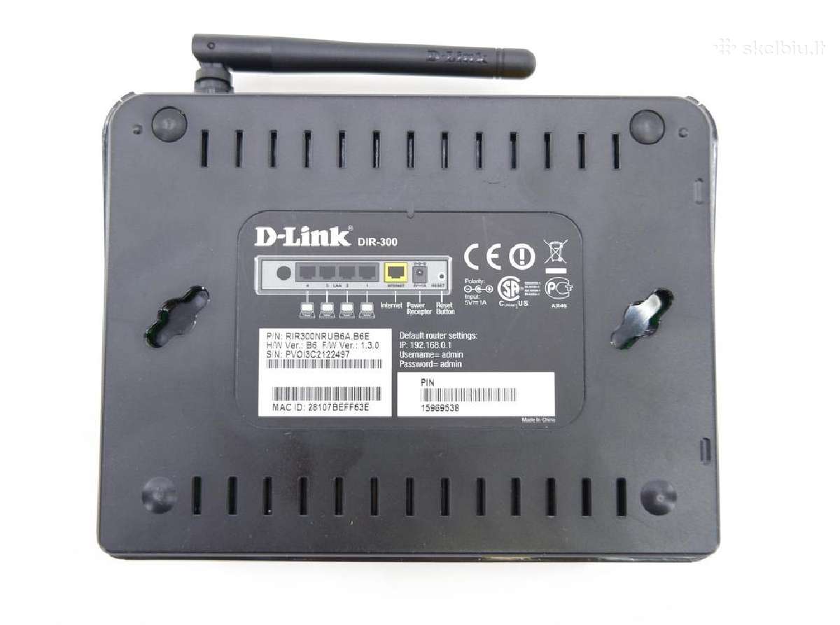 D-link dir-300 maršrutizatorius router - nuotraukos Nr. 2