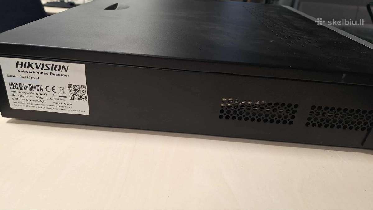 Irasymo irenginys nvr Hikivision nvr DS-7732ni-14 - nuotraukos Nr. 2