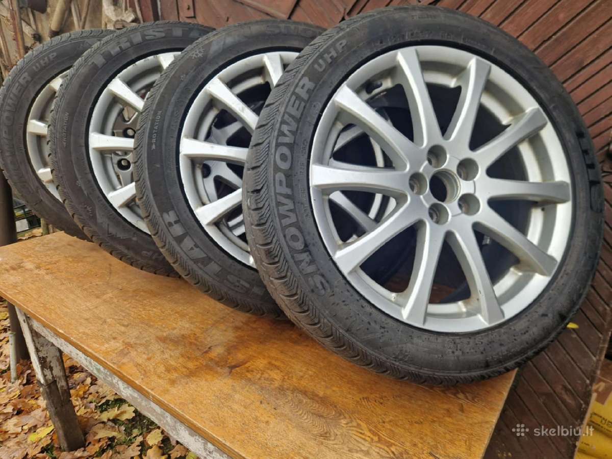 Toyota Avensis ratlankiai su žieminėm padangom - nuotraukos Nr. 4