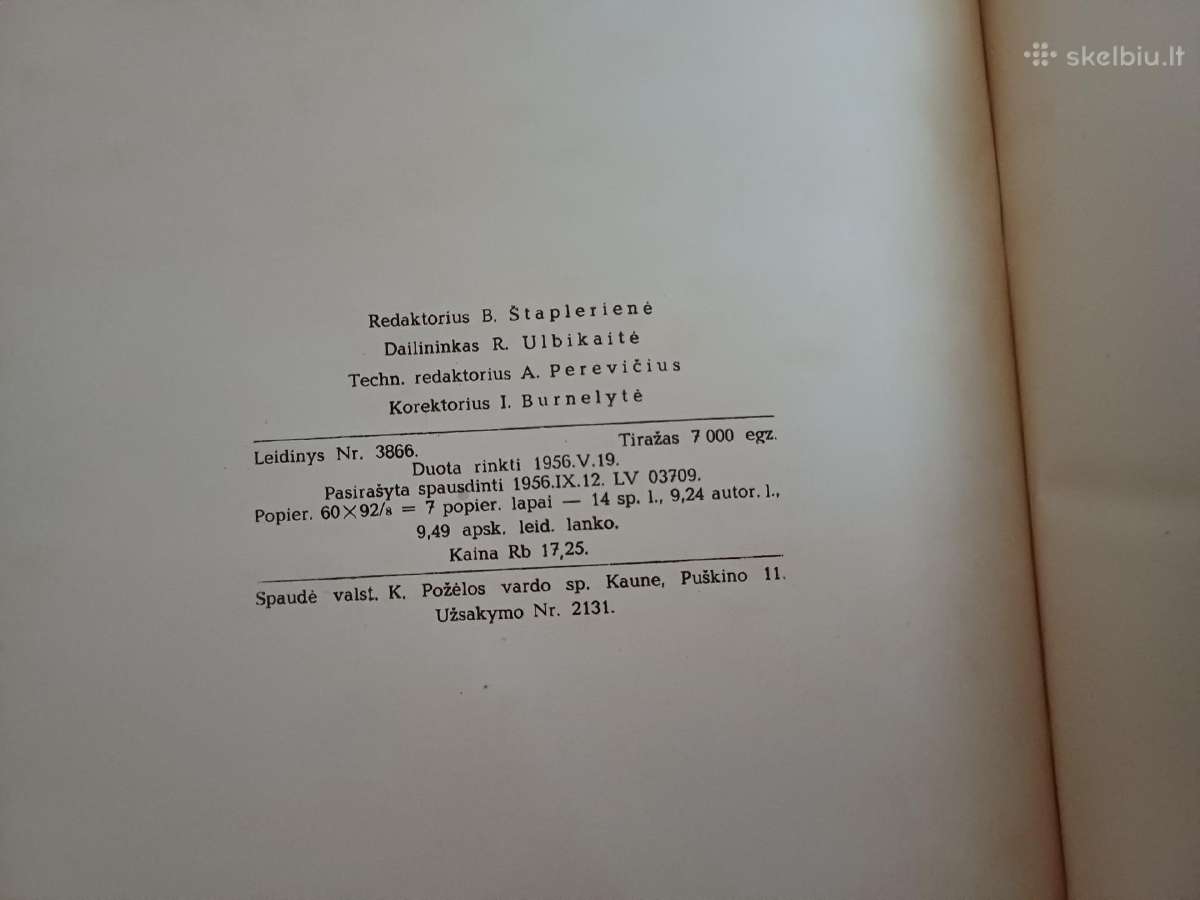 Parduodu knyga,vilniaus universitetas,1956m - nuotraukos Nr. 4