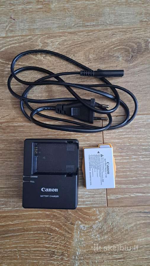 Canon pakrovėjas lc-e8e, baterija lp-e8