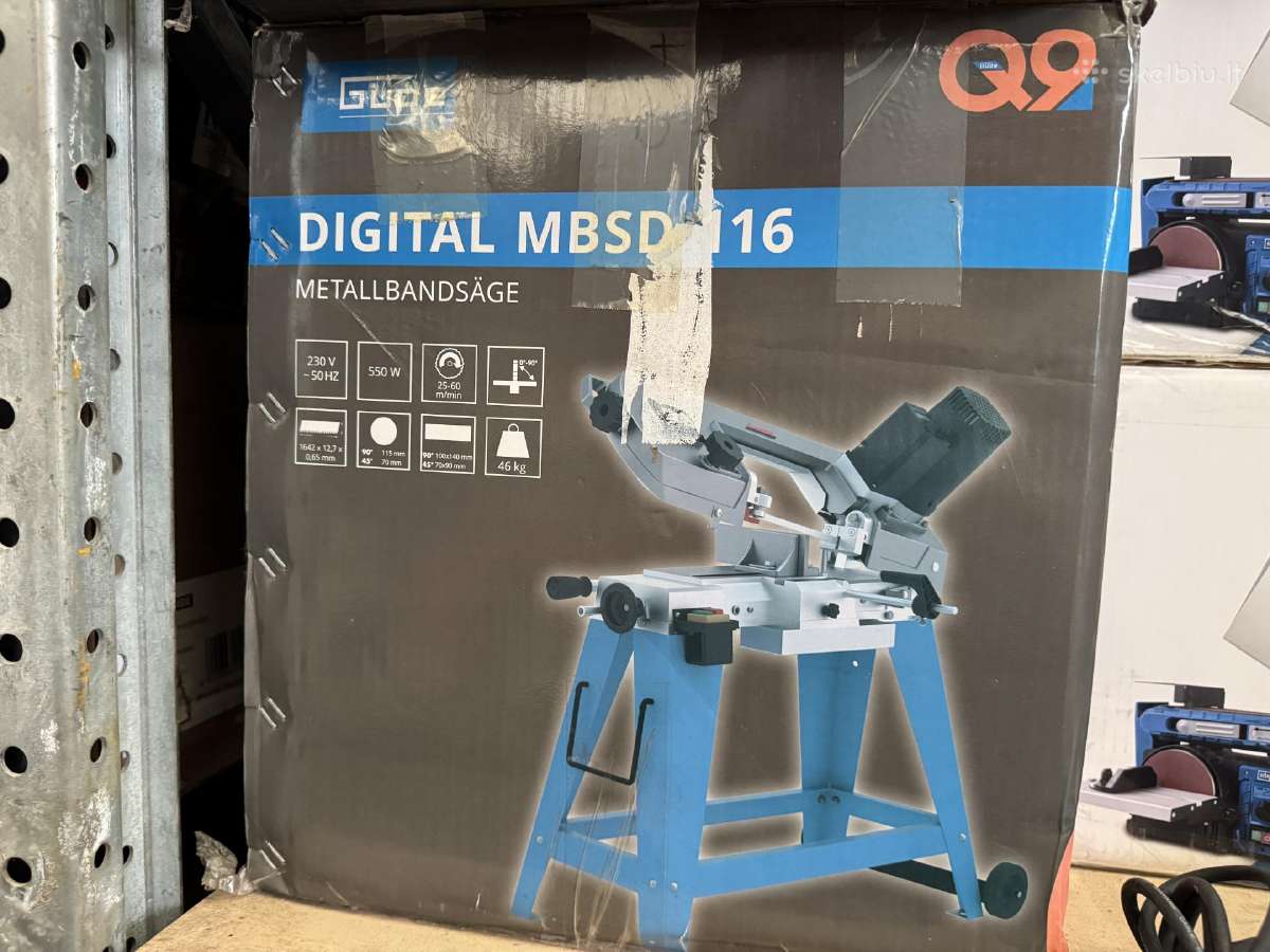 Juostinės metalo pjovimo Mbsd 116 Digital - nuotraukos Nr. 4