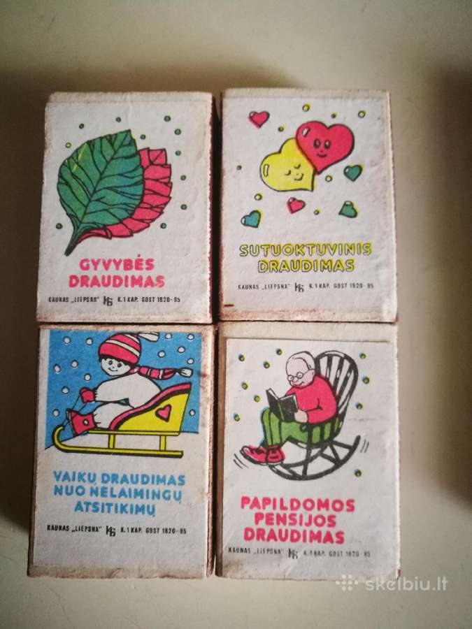 Degtukai. Serija Draudimas is 9 nenaudotu dezuciu. - nuotraukos Nr. 2