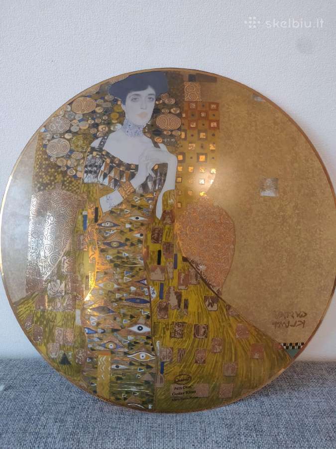 Goebel stiklinė lėkštė 36 cm Gustav Klimt - nuotraukos Nr. 2