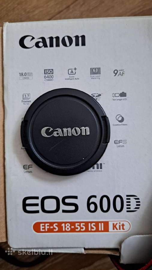 Canon dangtelis, e-58mm