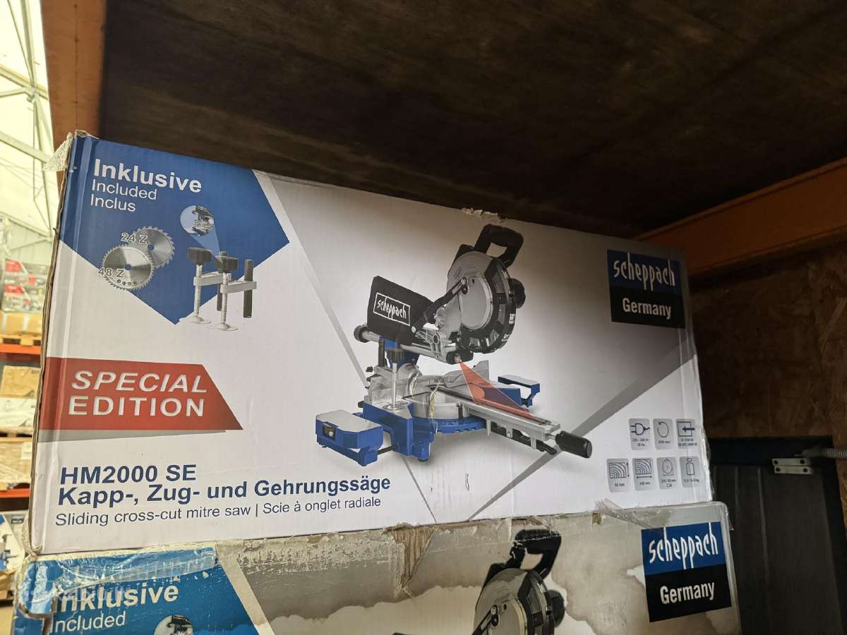 Skersinio pjovimo Scheppach Hm2000 Se