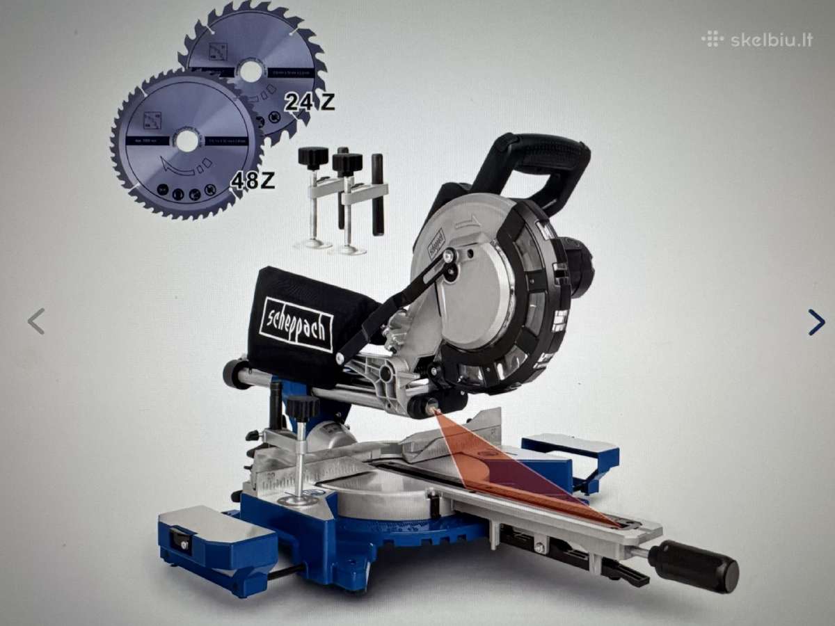Skersinio pjovimo Scheppach Hm2000 Se - nuotraukos Nr. 2