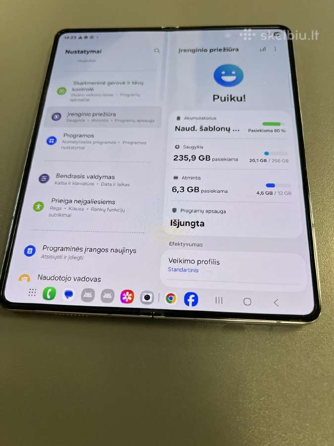 Samsung Galaxy Z Fold5 5G 12gb/256gb Naujas (ekspo - nuotraukos Nr. 2