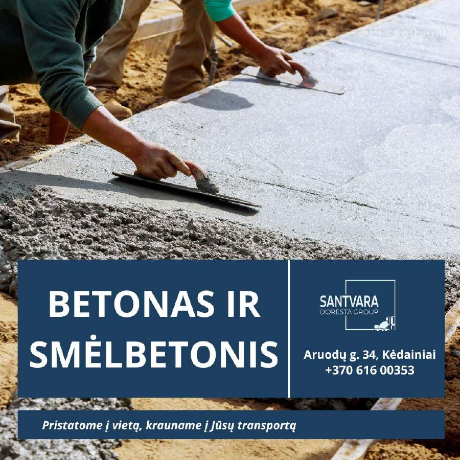 Betonas Kėdainiai, Raseiniai, Ukmergė ir kt.