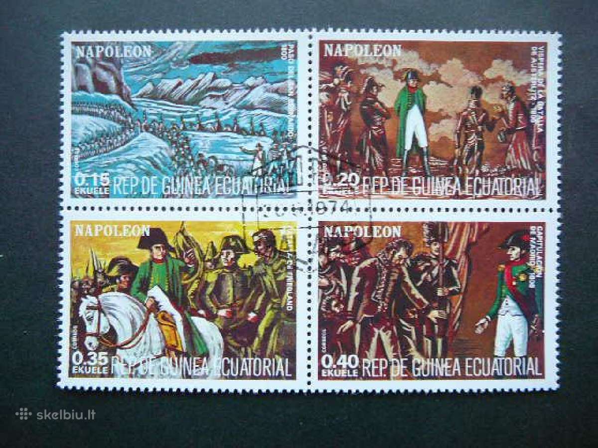 Napoleonas Ekv. Gvineja 1974 antsp. egv099 - nuotraukos Nr. 3