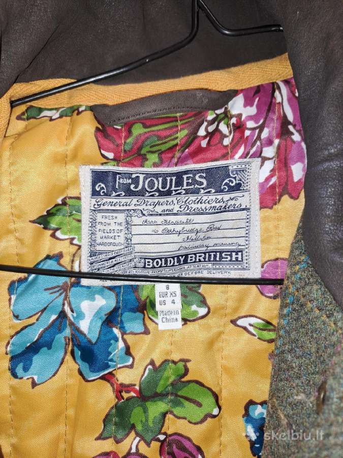 Joules XS d. vilnonis vintažinis svarkas/puspaltis - nuotraukos Nr. 2