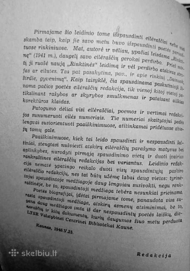 Salomėja Neris, 1946 m. Poezija, 2 t. - nuotraukos Nr. 4