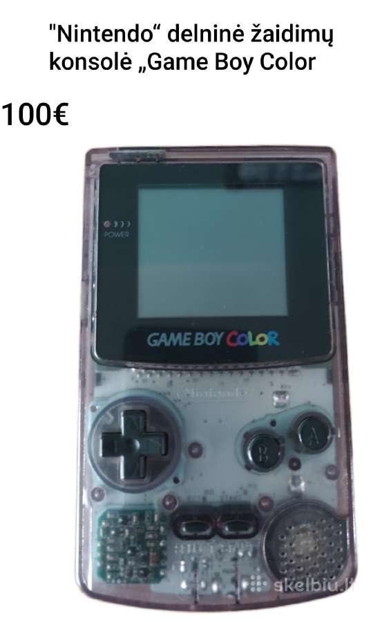 "Nintendo" delninė konsolė "Game Boy Color"