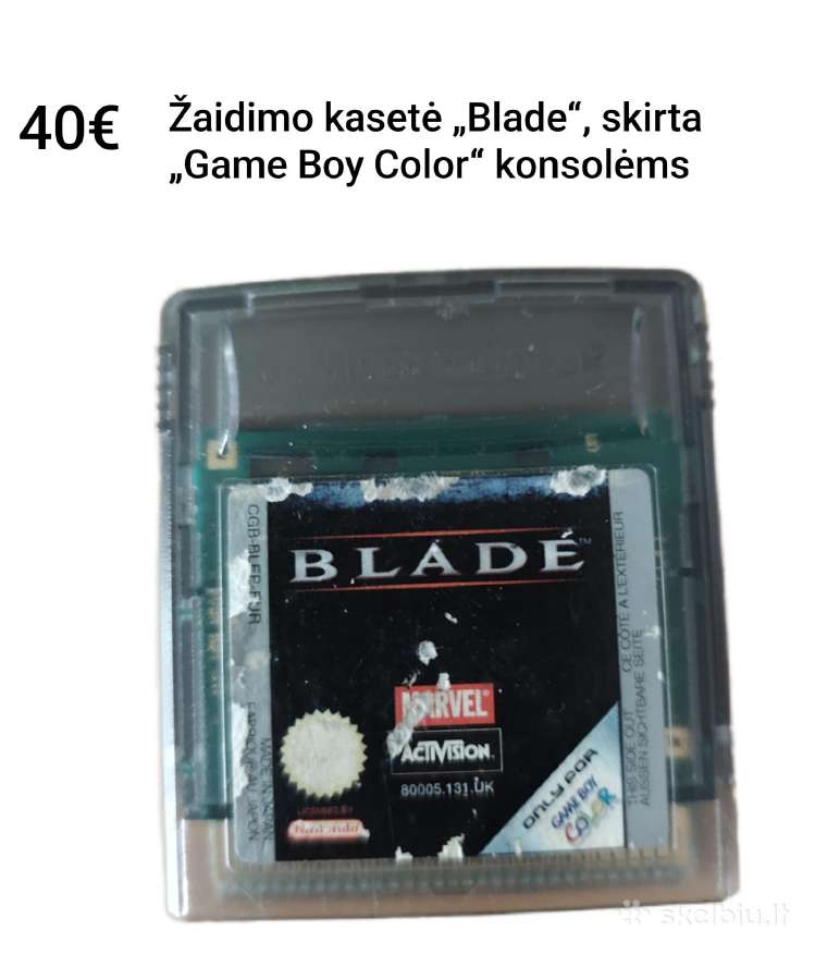 Nintendo "Game Boy" classic ir Color žaidimai - nuotraukos Nr. 4