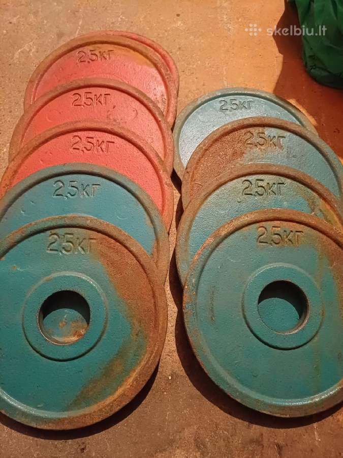 Svoriai 25 kg diametras 50mm