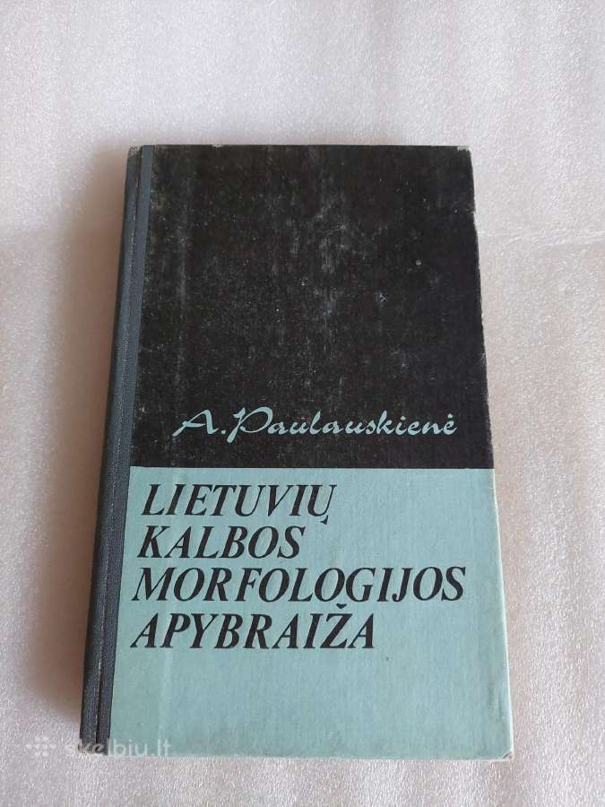 Lietuvių kalbos morfologijos apybraiža