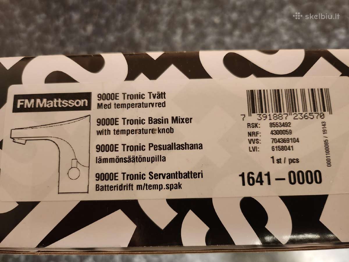 Bekontaktinis maišytuvas Fm Mattsson 9000e Tronic - nuotraukos Nr. 5