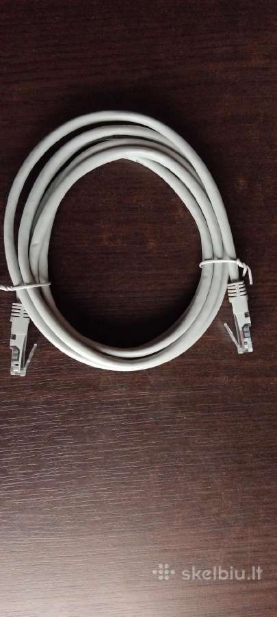 Naujas kabelis Ftp Cat5e 100 su antgaliais