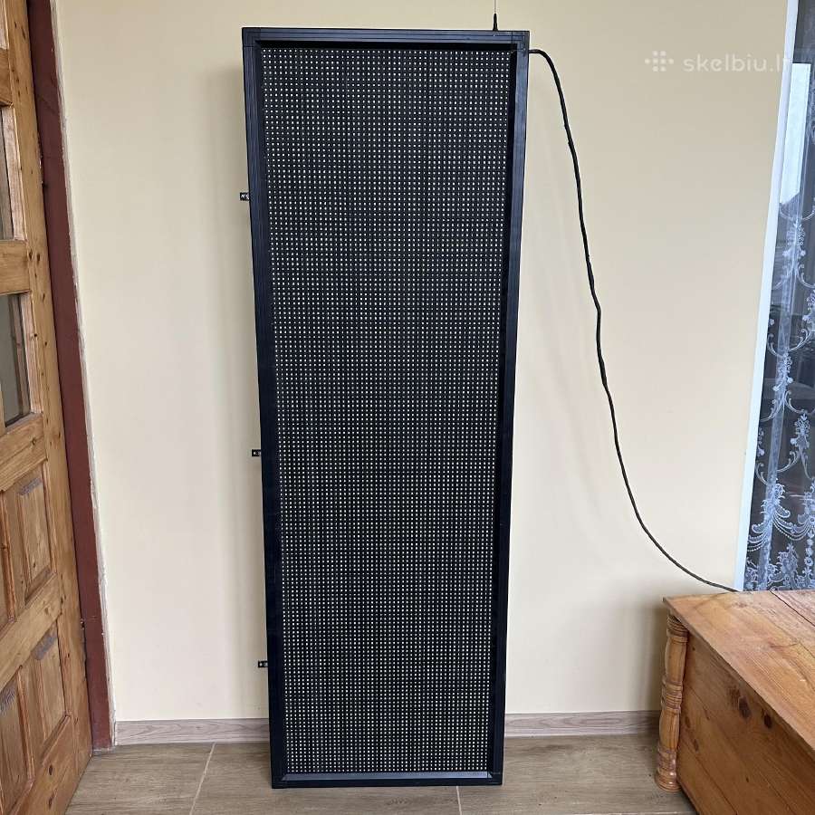 Reklaminė švieslentė 167x55x9cm (160x48) balta.