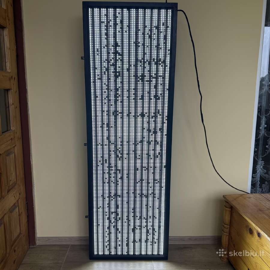 Reklaminė švieslentė 167x55x9cm (160x48) balta. - nuotraukos Nr. 2