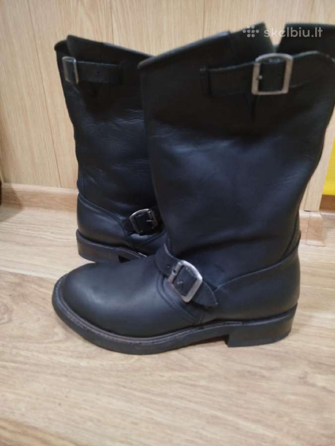 Sendra odiniai Auliniai ilgaauliai batai