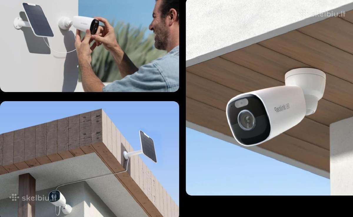 Reolink Argus Eco Ultra 4k WiFi su Saulės baterija - nuotraukos Nr. 2