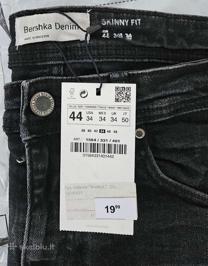Kelnės Džinsinės Bershka Dydis 44 - nuotraukos Nr. 4
