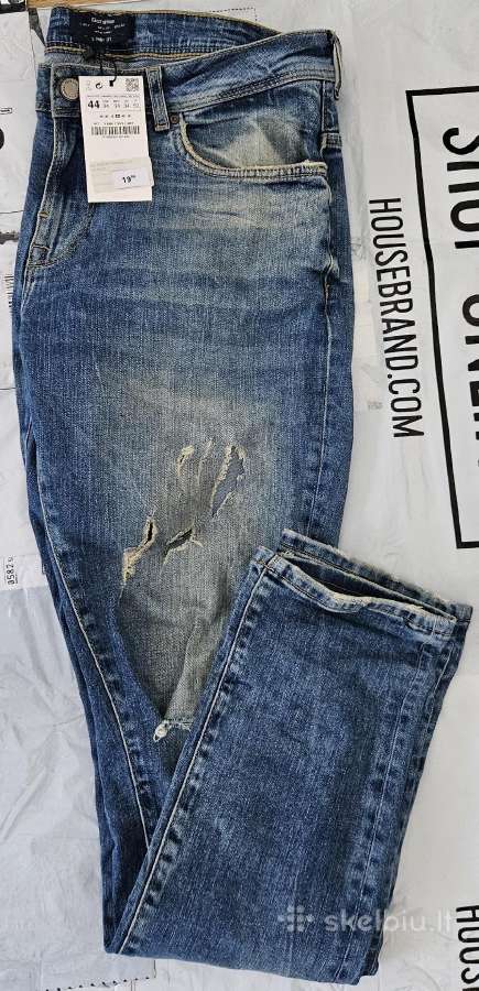 Kelnės Džinsinės Bershka Dydis 44