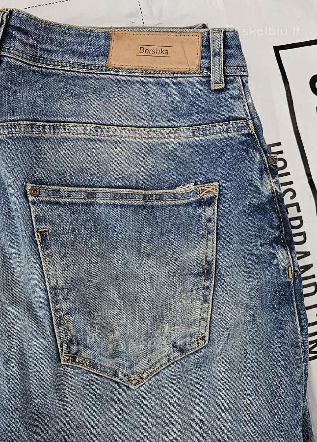 Kelnės Džinsinės Bershka Dydis 44 - nuotraukos Nr. 6