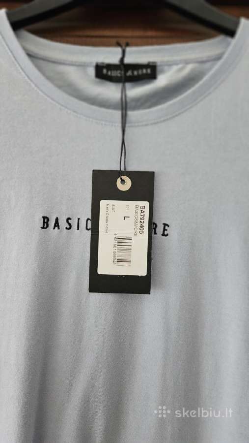 Marškinėliai Basics & More Dydis L - nuotraukos Nr. 4