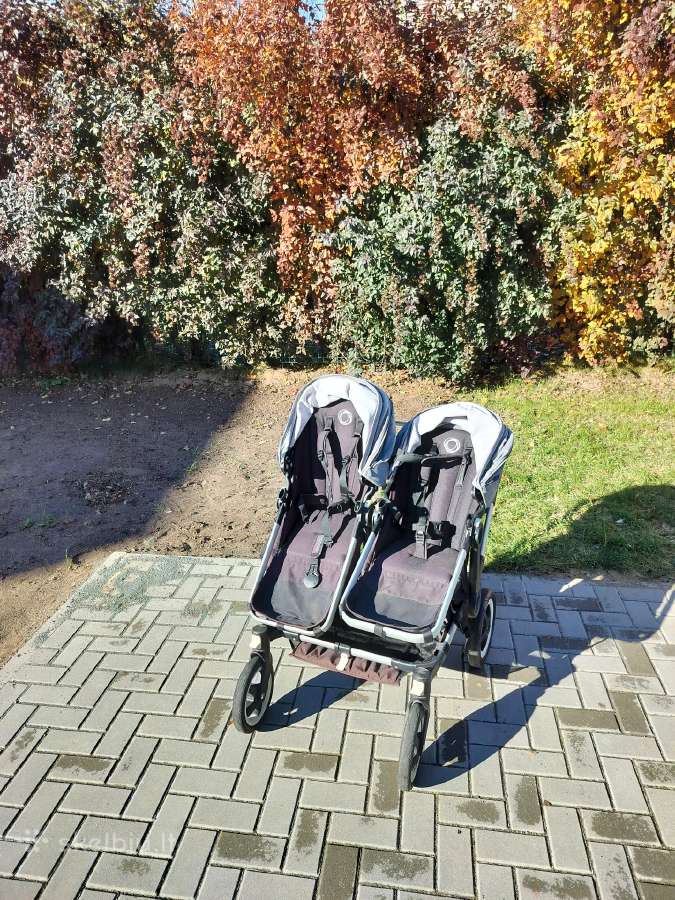 Dvi vietis Bugaboo Donkey vežimėlio komplektas