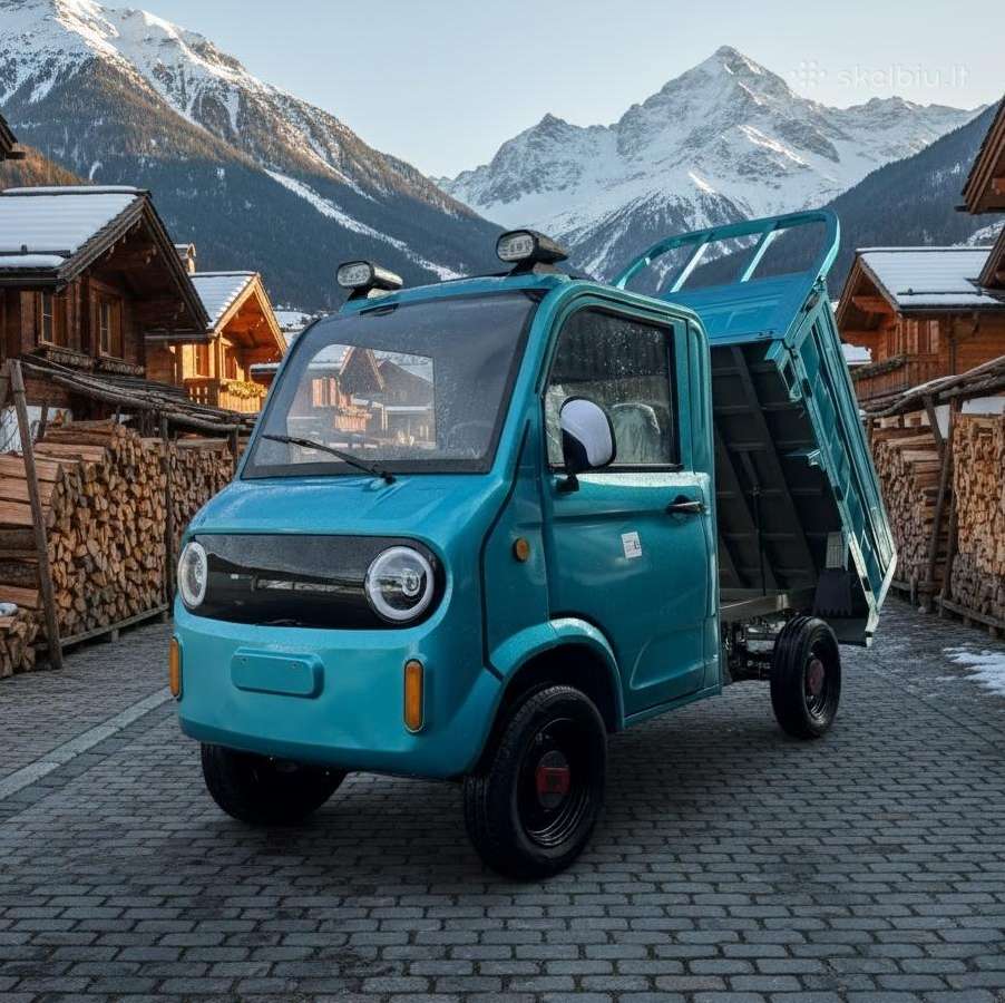 Elektrinis krovininis keturratis motoroleris Fl-10