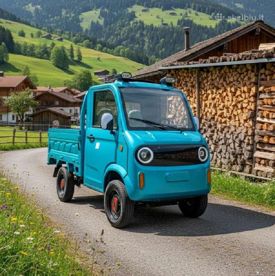 Elektrinis krovininis keturratis motoroleris Fl-10 - nuotraukos Nr. 8