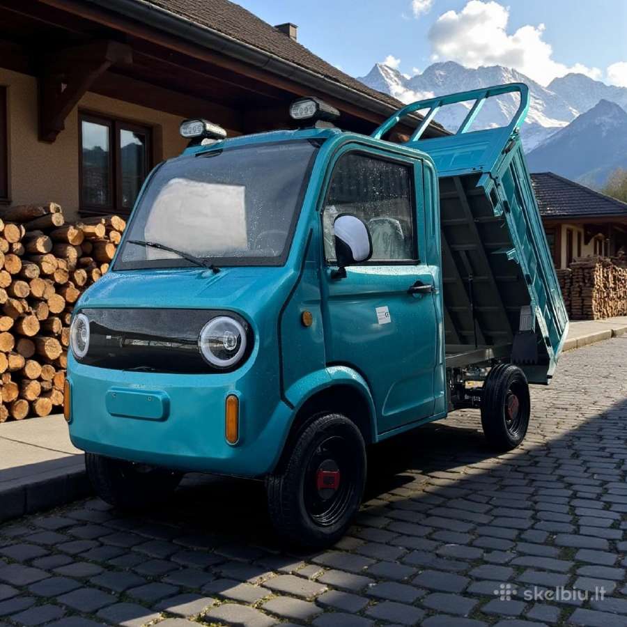 Elektrinis krovininis keturratis motoroleris Fl-10 - nuotraukos Nr. 9