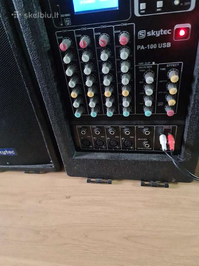 Garso sistema Skytec Pa-100usb - nuotraukos Nr. 4